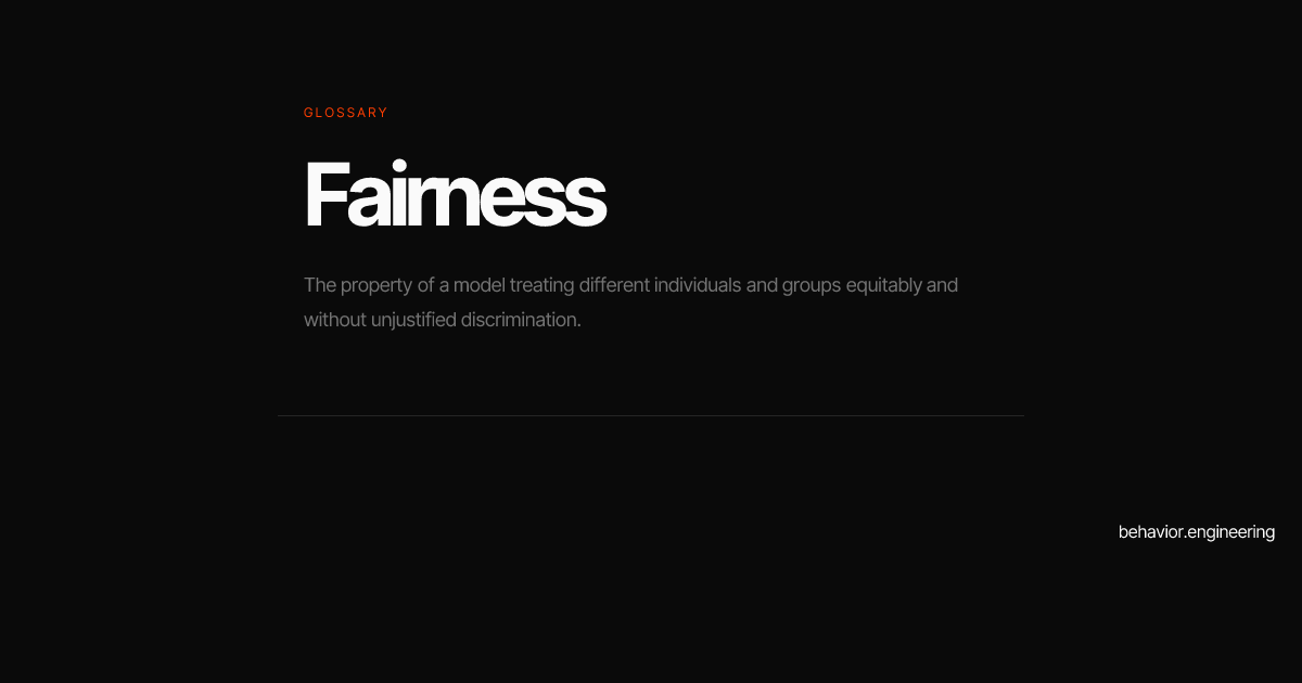 Fairness | behavior.engineering