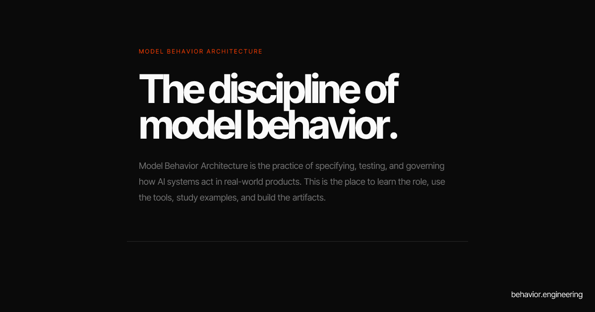 Home | behavior.engineering